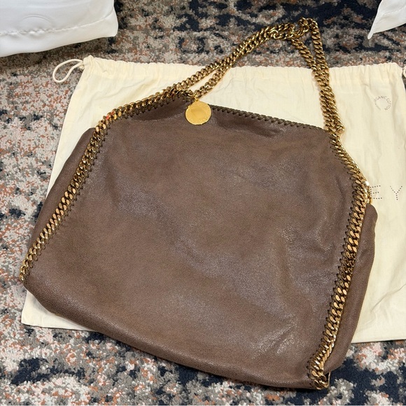 Stella McCartney Handbags - Stella McCartney Original Falabella Shaggy Deer Vegan Suede Chain Shoulder Bag